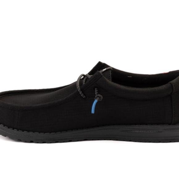 Mens HEYDUDE x Nascar® Wally Slip-On Casual Shoe - Black - Picture 6 of 8